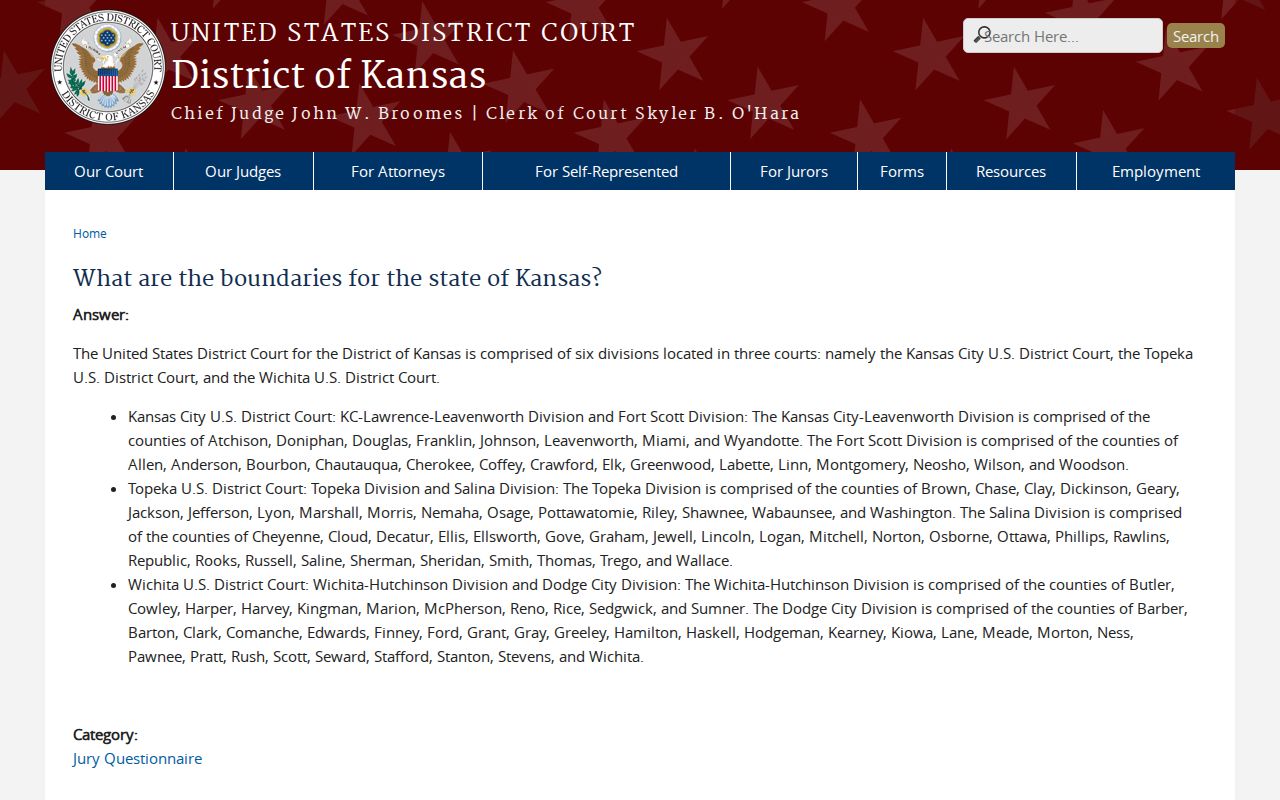 Columbus court records Kansas municipal court law