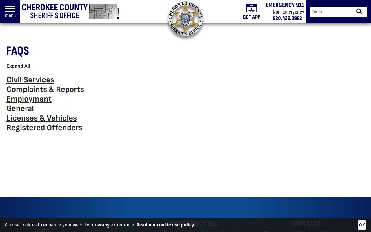 Cherokee County court docket citation routing FAQ